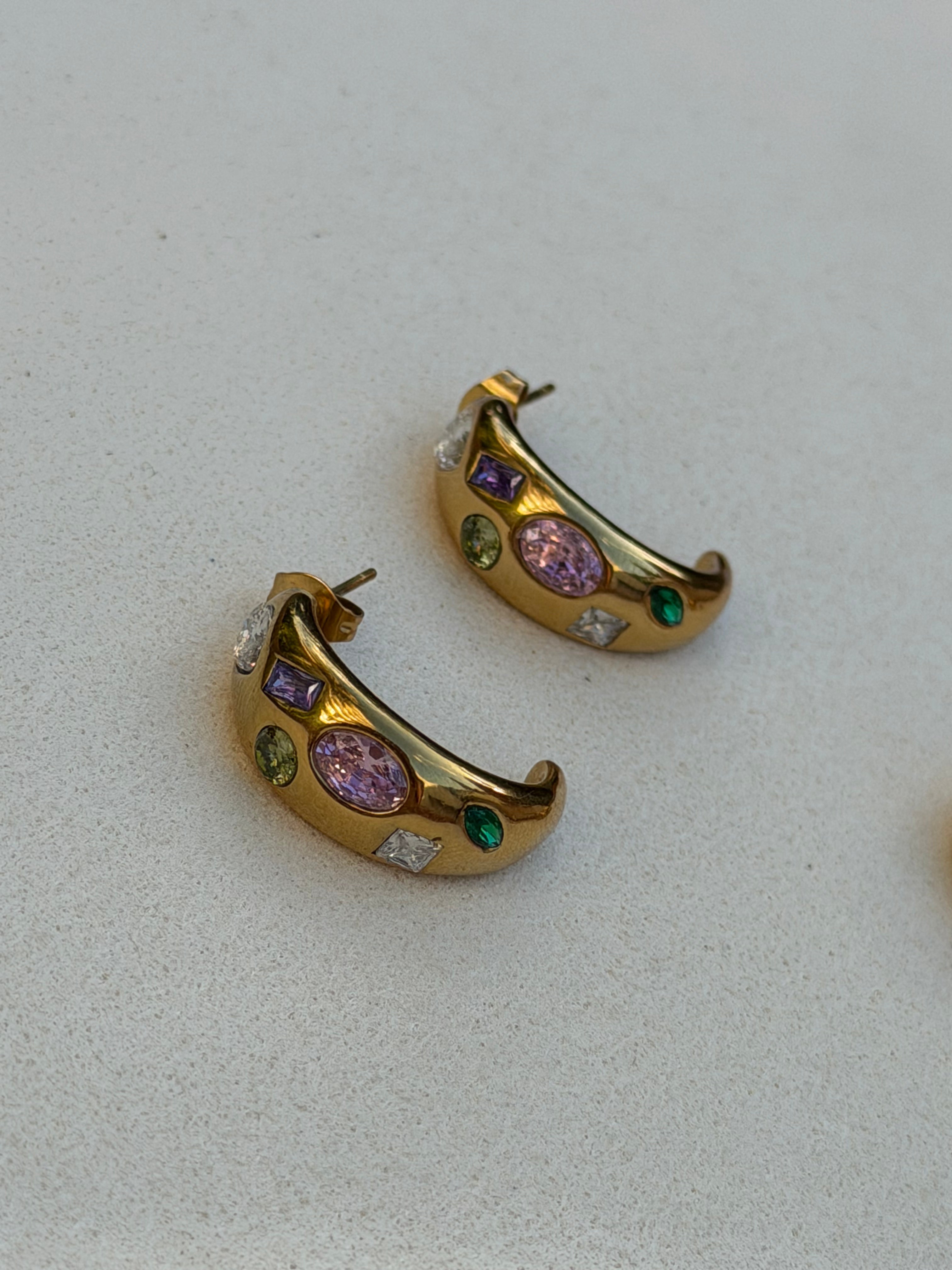 Mushroom Hoops - Bold