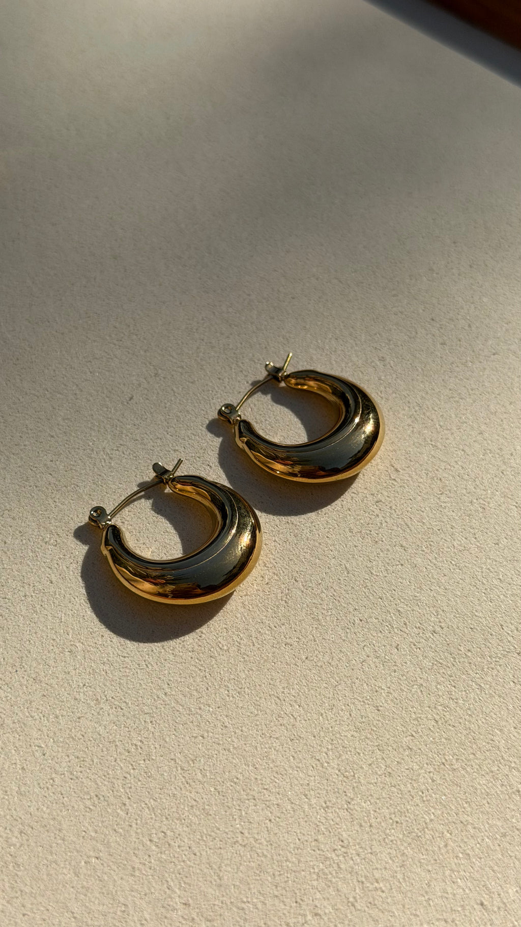Classic Gold Hoops