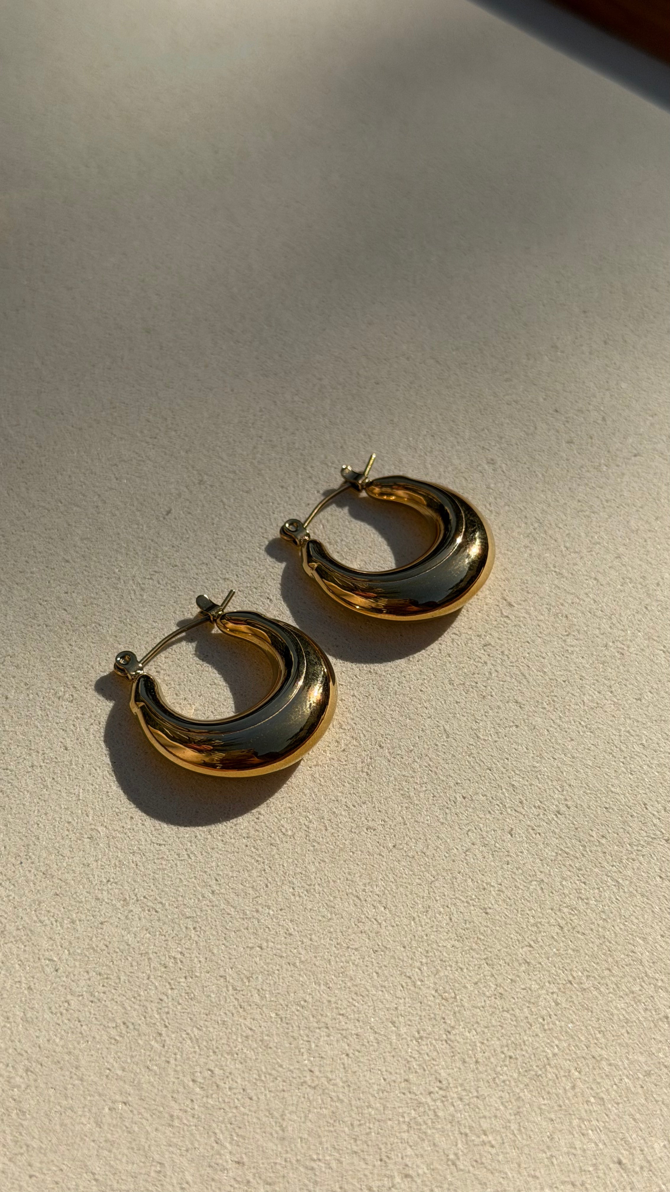 Classic Gold Hoops