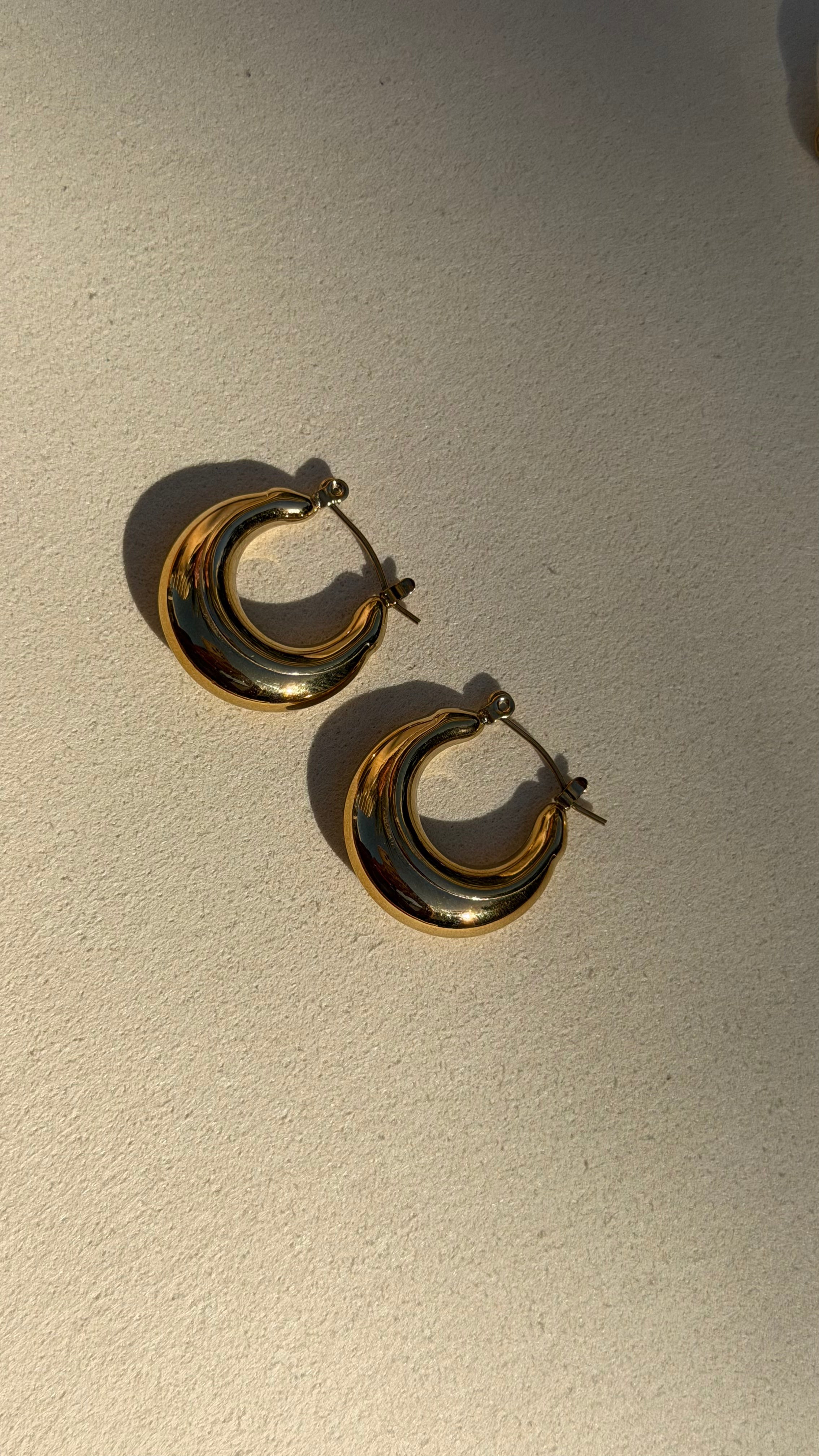 Classic Gold Hoops